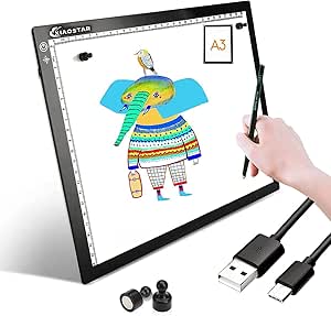 Mesa de Luz Dibujo A3 LED,Caja de Luz Para Dibujar Ultra ...