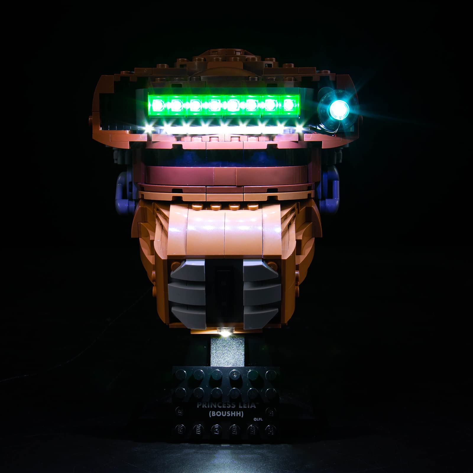 Led Light Kit for Lego Princess Leia, Led Lighting Set for Lego 75351 Star Wars Princess Leia Boushh Helmet - Not Include Models, Just Light Set