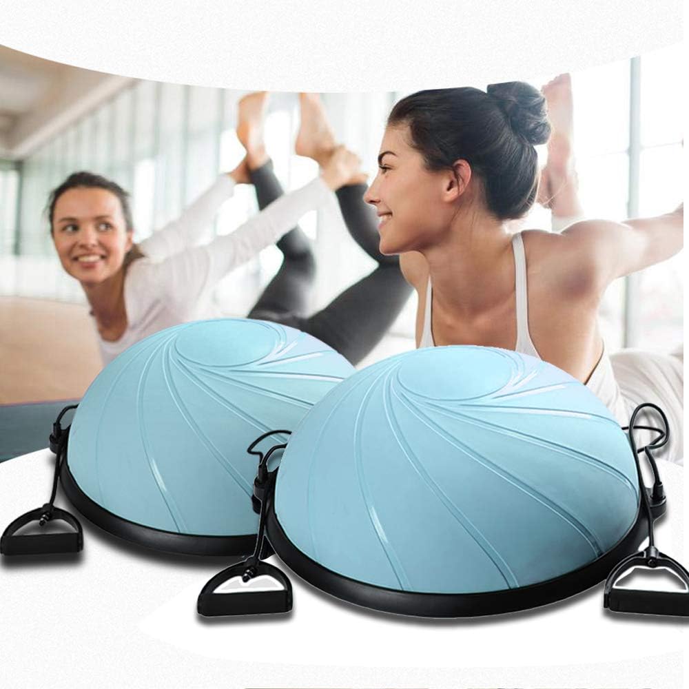 half yoga ball balance