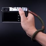 VKO Soft Camera Wrist Strap DSLR SLR Mirrorless Adjustable Green Safety Hand view 4