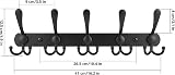 GlazieVault Wall Coat Hooks 2 Pack Stainless Steel Heavy Duty Rust Free view 3