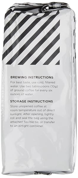 AMAZON FRESH DECAF COLOMBIA GROUND COFFEE, MEDIUM ROAST, 12 OUNCE