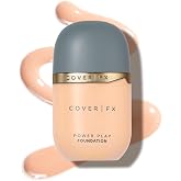 COVER FX Power Play Foundation - Shade F1 - Buildable Full Coverage - Waterproof Sweat-Proof Transfer-Proof - Natural Matte Finish - All Skin Types