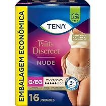 Tena Pants Discreet, Calcinha Descartável para Incontinência ...