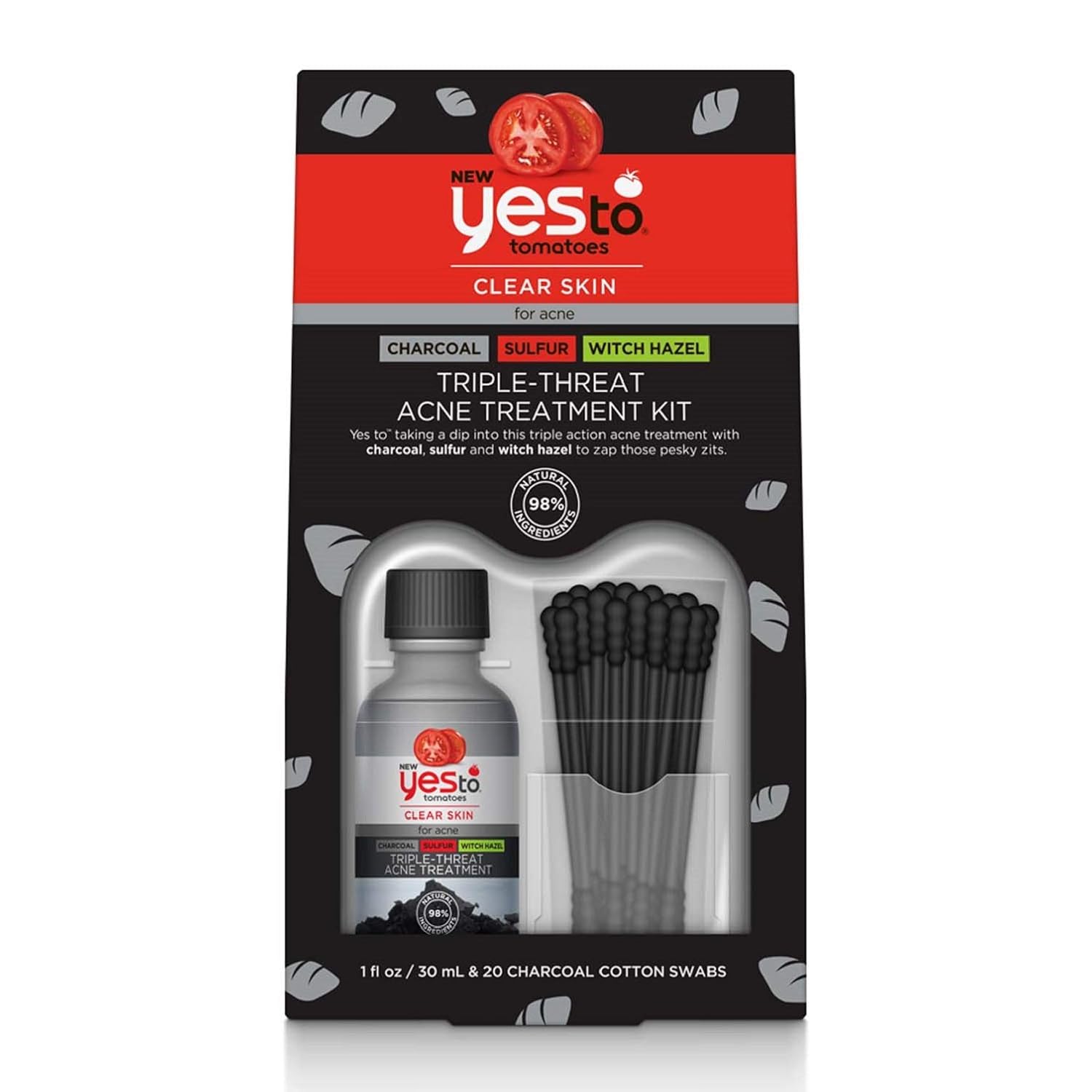 Yes To Tomatoes Triple-Threat Acne Treatment Kit, 1 Fluid Ounce