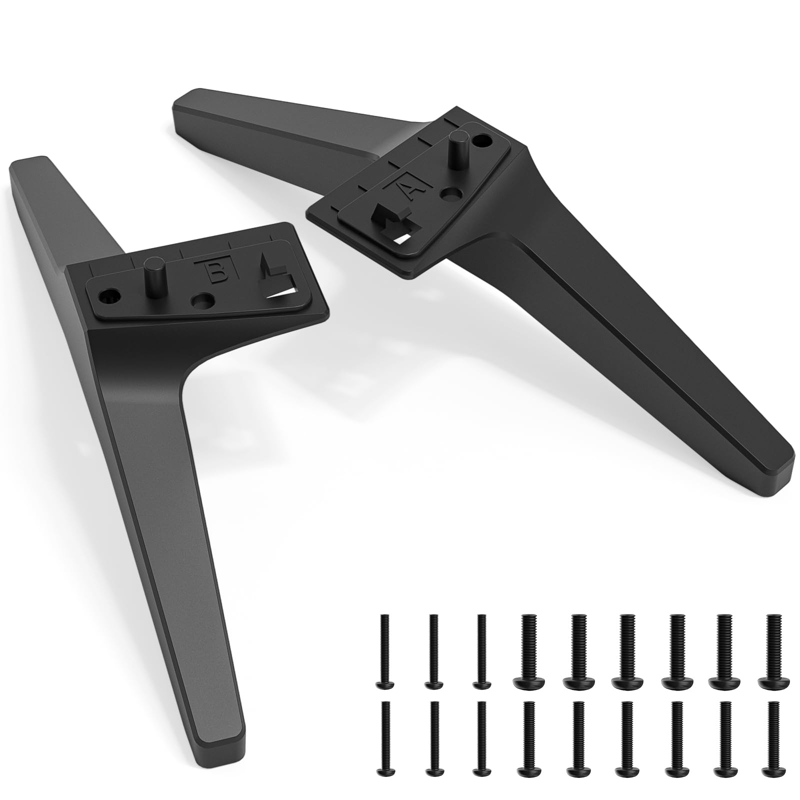 TV Legs for LG Smart TV, Table Top TV Base Stand Replacement for LG 65 Inch UK Series 65UK6090, 65UK6090PUA, 65UK6300, 65UK6300PUE, 65UK6300BUB with Screws, Easy to Install