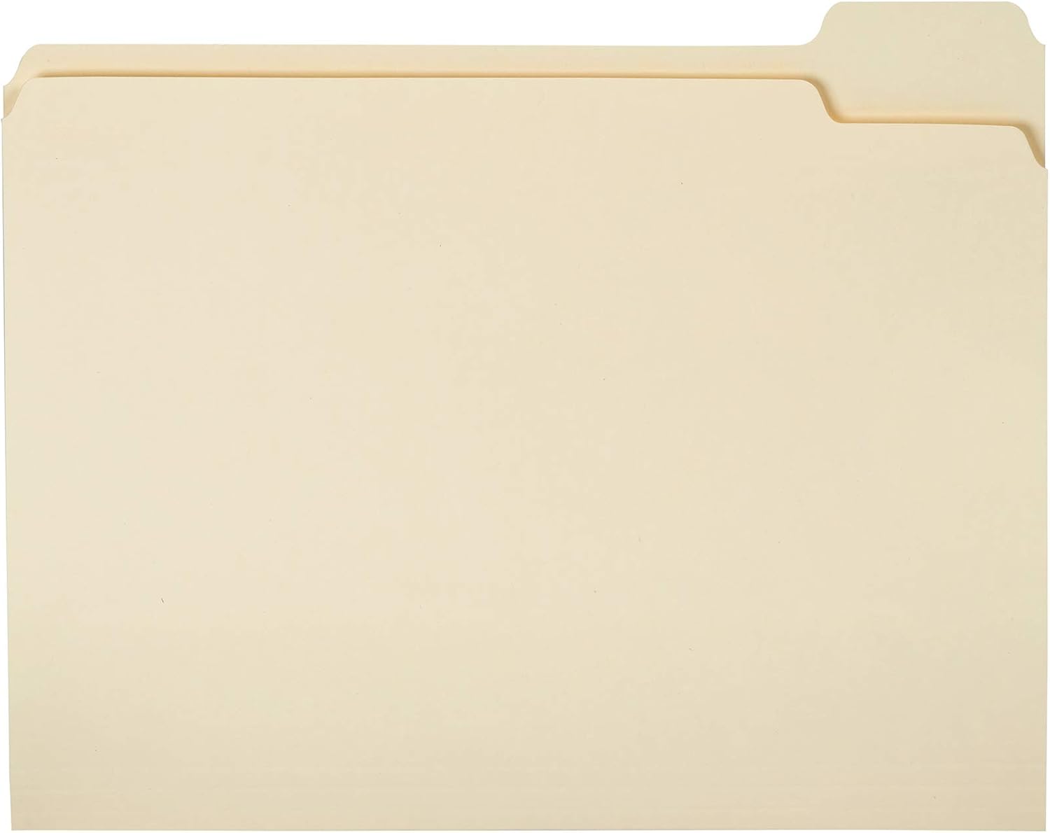 Basics File Folders - 1/5 Tab, Manila, Letter Size, 36-Pack : Office Products