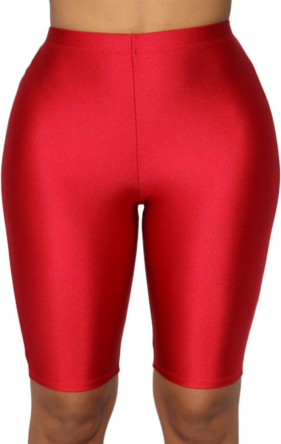 Women's Biker Shorts High Waist Active Gym Workout Yoga Short Leggings Sexy Stretch Bodycon Hot Shorts