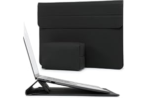 HYZUO 13.3-14 Inch Laptop Sleeve Case with Stand Feature for MacBook Pro 14 M5/M4/M3/M2/M1 2026-2021, MacBook Pro/Air 13.3, 1