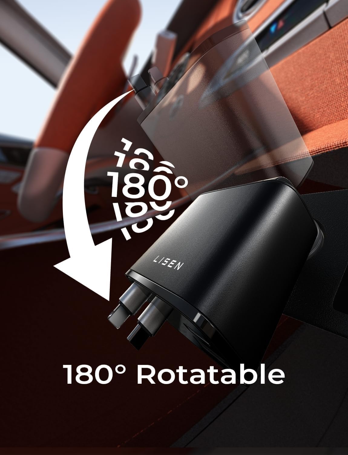 LISEN Retractable Car Charger, for iPhone 17 Pro Max Air 16 15 14 13 12 Airpods, iPad, Samsung pixel 10 Pro Max Tablet Watch Galaxy Z Fold 7, Sale Prime for Day Deals Today 2025, Clearance Electronics