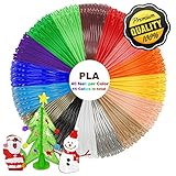 3D Pen Filament PLA Refills with 100 stencils EBooks -1.75mm 3D Doodler Pen Pack of 16 Different Colors in 40 Feet Lengths for Tipeye, soyan, IDO3D, MYNT3D, RANDTK, Dikale 3D Printing Pen and etc