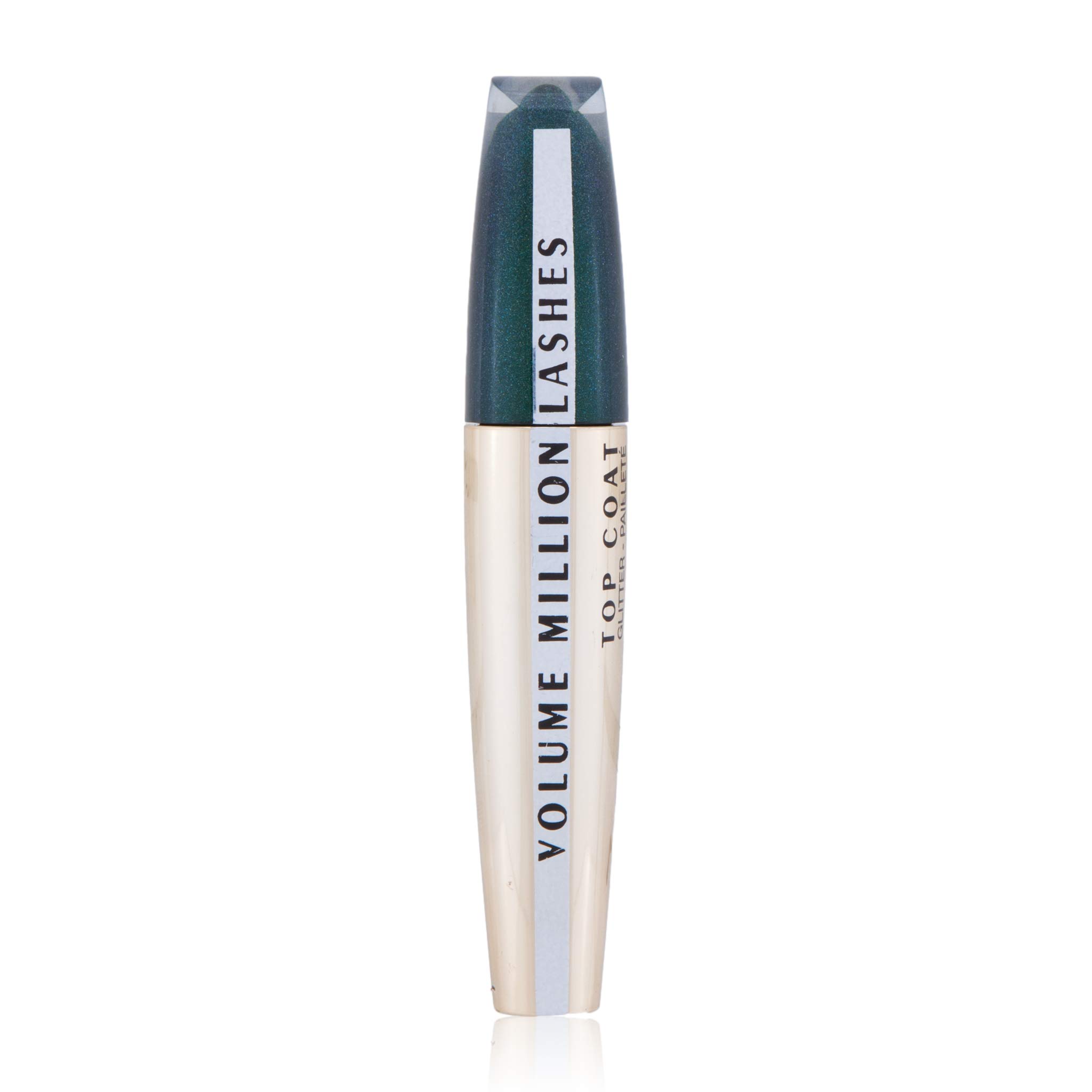 L'Oreal Paris Mascara Volume Million Lashes Glitter Top Coat, Transparent Glitter Gel