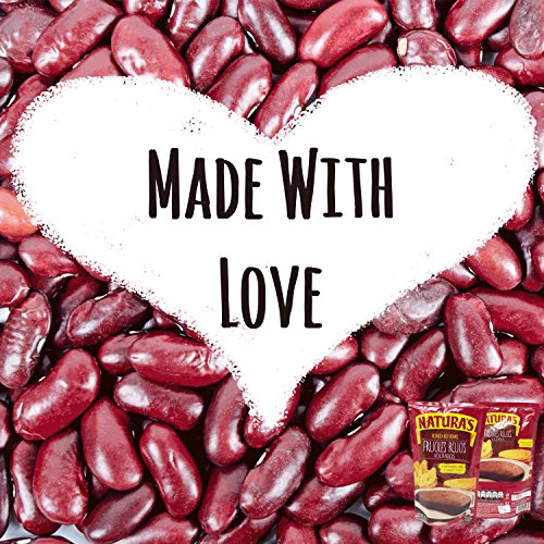 Naturas Refried Red Kidney Beans: Frijoles Rojos Volteados | 100% Plant Based | Ready To Serve| Made With Ground Beans of Beans|No Preservative,No Artificial Colors| 100% Natural (227g,3 Pack)