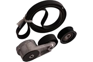 Abvefudo 90K-39282D Drive Belt Tensioner Kit with Idler Pulley & Serpentine Belt Compatible with Chrysler 200/Town & Country,