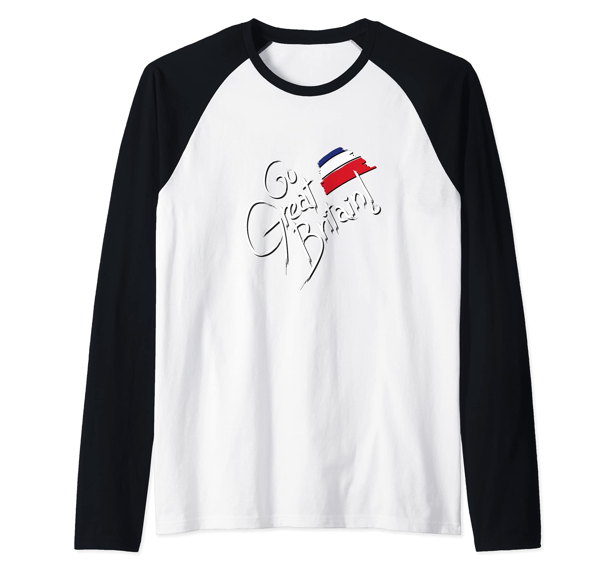 Flag United Kingdom Raglan Baseball Tee