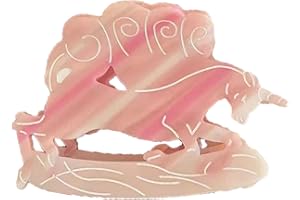 Unicorn Hair Clips,Novelty Unicorn Claw Clips,Flying Horse Hair Clip,Animal Shape Hair Clips,Acetate Hair Clip for Girls,Smal