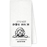 EVER-GOING TUNE Cute Cavapoo Bathroom Hand Towels,Cavapoo Gifts for Women Dog Lovers Decorative Hand Towels for Bathroom Washroom,Funny Dog Kitchen Dish Tea Towels,16x24 Inch