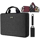 ZINZ Slim Expandable Laptop Case 15.6 Inch Sleeve Upgraded Protective Durable Recycled Carrying Case Compatible with MacBook 15" & 16" and Most 15" 15.6" 16" Notebook,B01K01