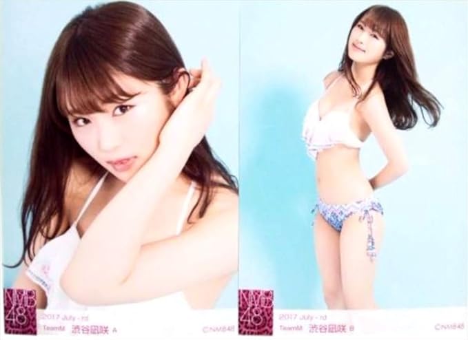 Amazon Nmb48 渋谷凪咲 17 7月 July 水着 ランダム生写真 2種 アイドル 芸能人グッズ 通販