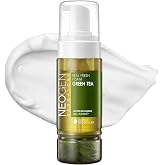 NEOGEN Dermalogy Real Fresh Foam Green Tea Facial Cleanser 5.64 oz (160g) | Non-Stripping Foaming, Real Green Tea Leaves &amp; Niacinamide, Oily, Combination &amp; Sensitive Skin, Korean Skin Care