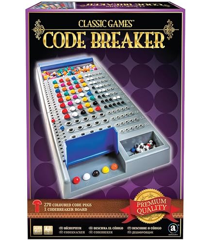 Gioco Da Tavolo Mastermind Edizione Retrò – Rompicapo Di Logica E Deduzione Per 2 Giocatori, 8+ Anni – Sfida A Codici Segreti, Oltre 2000 Combinazioni - 4