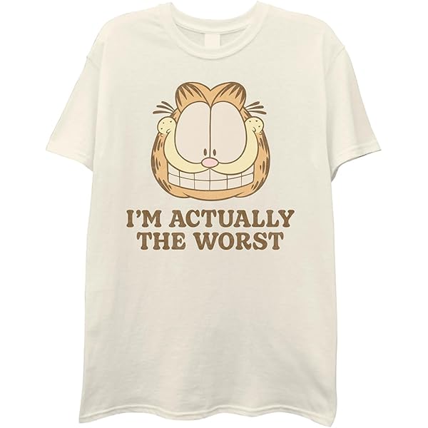 Nickelodeon Men's Big & Tall Garfield Graphic T-Shirt - Athletic Heather, Short Sleeve, Round Neck - View #12