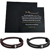Jacriah Cross Bracelet for Men, Cross Braided Rope Bracelet for Husband Son Boyfriend Brother, Inspiration Christmas Valentines Graduation Easter Birthday Anniversary Christian Baptism Gift