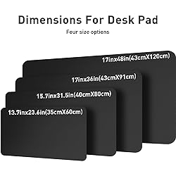 Aothia Leather Desk Pad Protector,Mouse Pad,Office