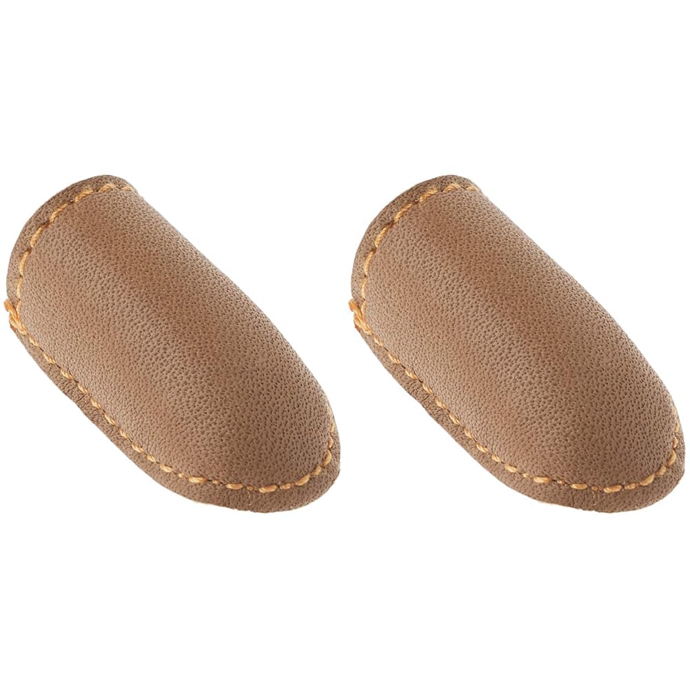 Clover Natural Fit Leather Thimble: Medium, 1 (Pack of 2)