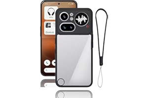 FJIASTB Rugged Case for Nothing Phone (4a) Pro, Flexible TPU + Hard PC Protective Cover, Shockproof, Scratch-Resistant (Clear