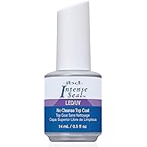 IBD LED/UV Intense Seal No Cleanse Top Coat for Gel and Acrylic Nails, High Gloss Mirror Shine, Non Yellowing Formula, 14ml 0.5 fl oz