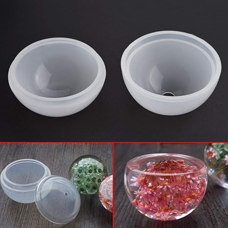 Silicona Ronda colgante molde grande 6 cm de diámetro, DIY Jewelry ...