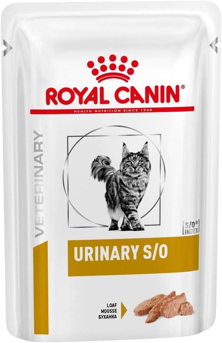 ROYAL CANIN Urinary S/O Cat -12 x 85g Pouches, 85 g (Pack of 12)