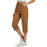 Libin Women's Capri Pants Cargo Capris Travel Hiking Casual Summer Cropped Pants Stretch Quick Dry Water Resistant