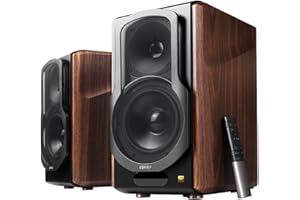 Edifier S2000MKIII Powered Bluetooth Bookshelf 2.0 Speakers - S2000MK3 Near-Field Active Tri-Amped 130w Studio Monitor Speake
