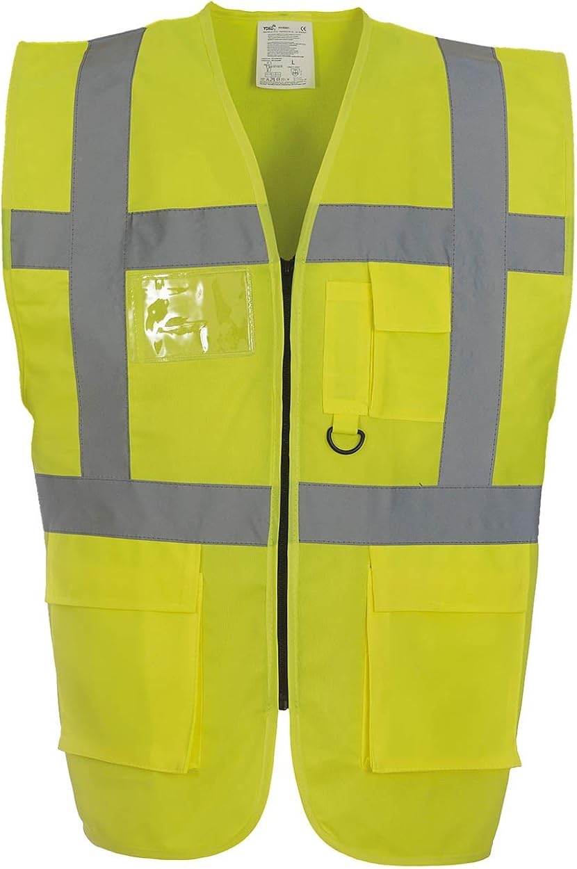 Yoko Hi Vis Executive Vest Amazon.co.uk Clothing