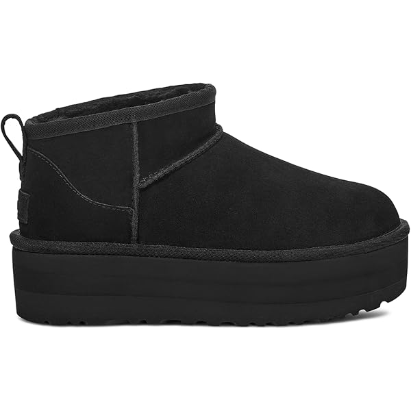 Amazon.com | UGG Women's Classic MINI Dipper Fashion Boot, Black