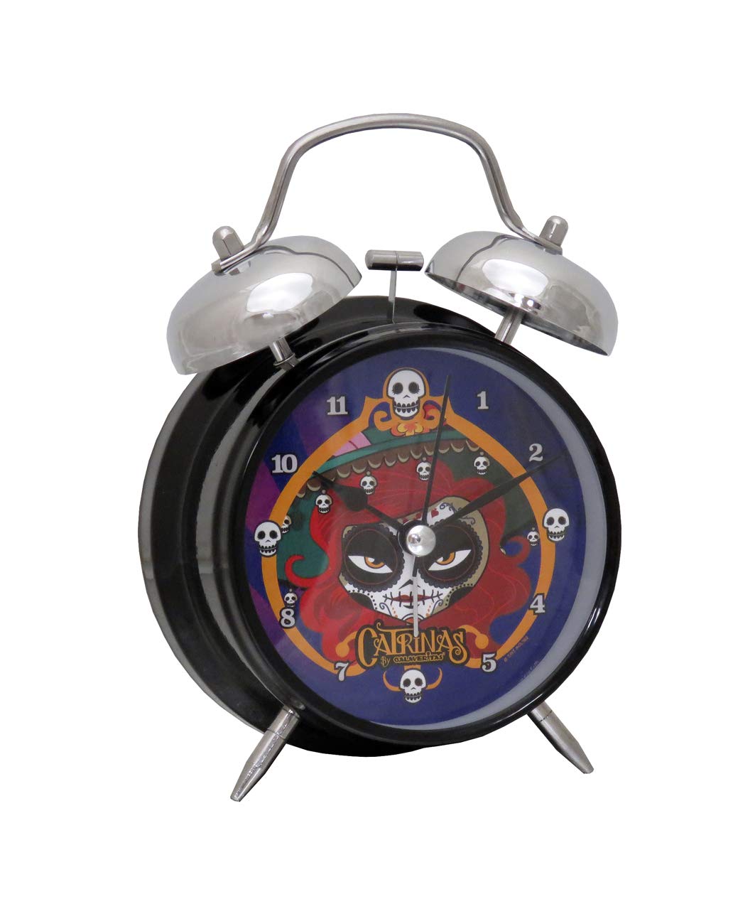 C Y P CATRINAS Metal Alarm Clock – MARIOLA 11.5 x 5.5 x 16 cm Multicolour (RD-02-CT