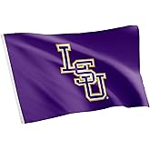 Desert Cactus Louisianna State University Flag - 3 x 5 Feet LSU Tigers Banner, Indoor/Outdoor Durable Fabric, 100% Polyester Design (Style Y)