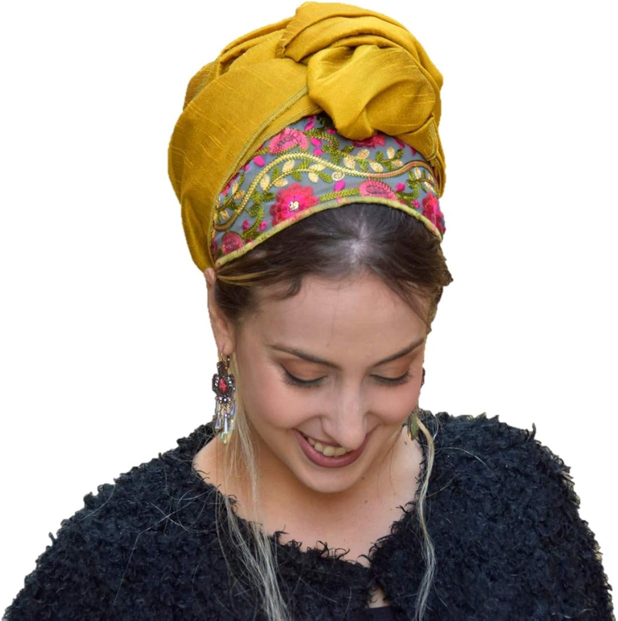 Sara Attali Headscarf TICHEL Hair Snood Head Scarf Head Covering Jewish Headcovering Scarf 