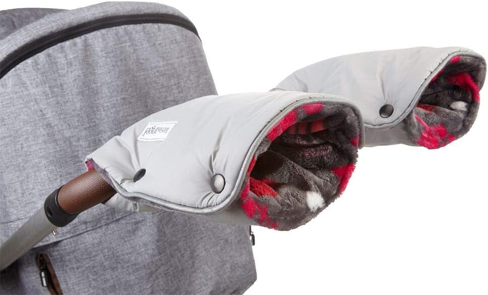 pram gloves grey