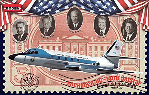 ROD324 1:144 Roden Lockheed VC-140B Jetstar [MODEL BUILDING KIT]