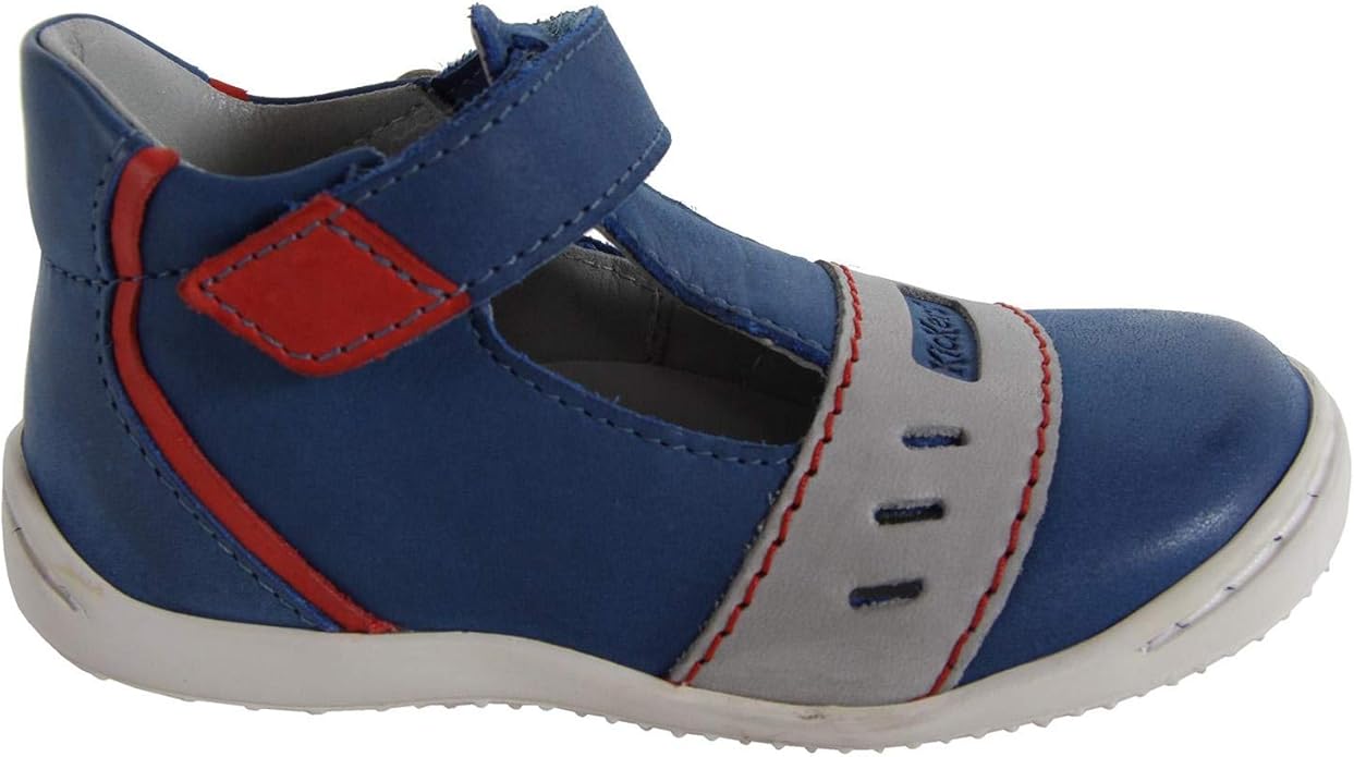 Kickers Scarpe per Bambino 41349110 Greg Bleu Rouge SizeMap 20