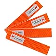 Salzmann Reflective Diamond Grade Sticker | Waterproof, All-Weather Reflective Stickers | Made with 3M Diamond Grade | Pack of 4