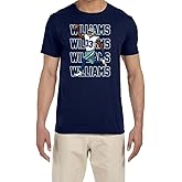 Navy Dallas Javonte Williams Text Pic T-Shirt
