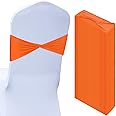 25 fasce elastiche per sedia, decorazione per feste, fiocchi per