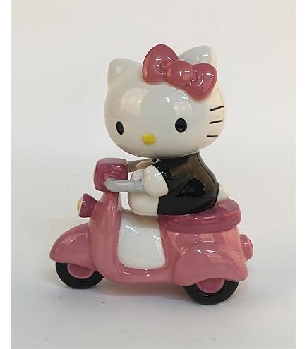 ハローキティ ポルカドットフィギュア ギフトセット ブルースカイ クレイワークス ハローキティ ポルカドットフィギュア ギフトセット ブルー