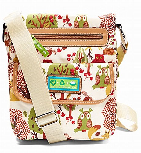 lily bloom forest owl luggage