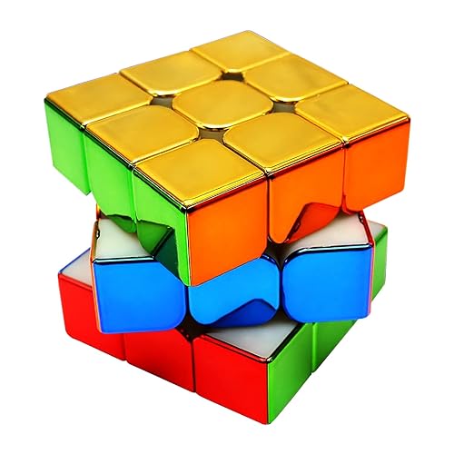 3x3 Speed Cube, Mirror Surface Magic Cube, Original Stickerless