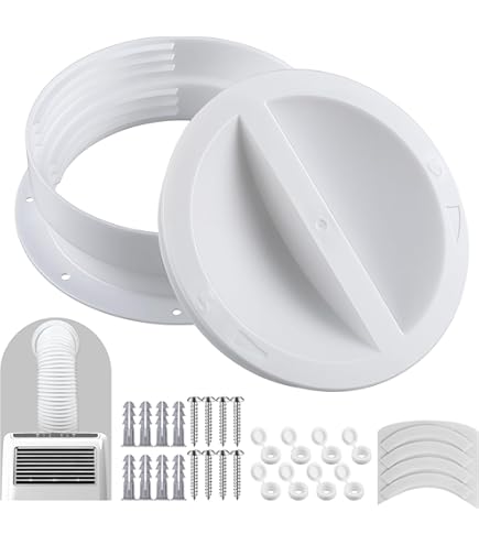 Amazon.com: Dundas Jafine BLH6WZW 6 inch White Louvered Vent Hood